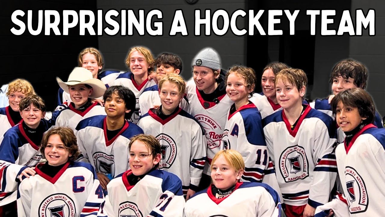 Coach Chippy surprises a hockey team in Calgary!