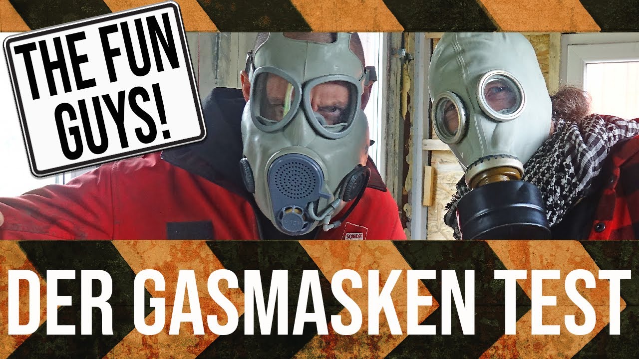 Der Gasmasken Test - eine Gasmaske aufsetzen und atmen! Wie haben wir das wahrgenommen?