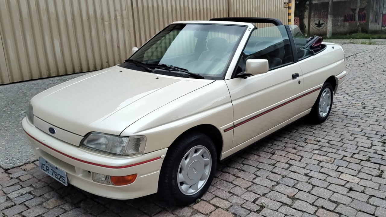Ford Escort XR3 conversível 1993 com 34 mil km originais- cores de apresentação