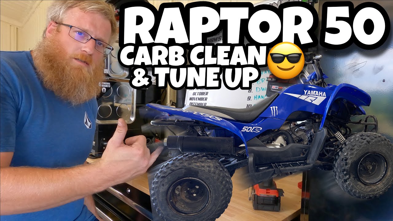 Чистая настройка карбюратора Yamaha Raptor 50