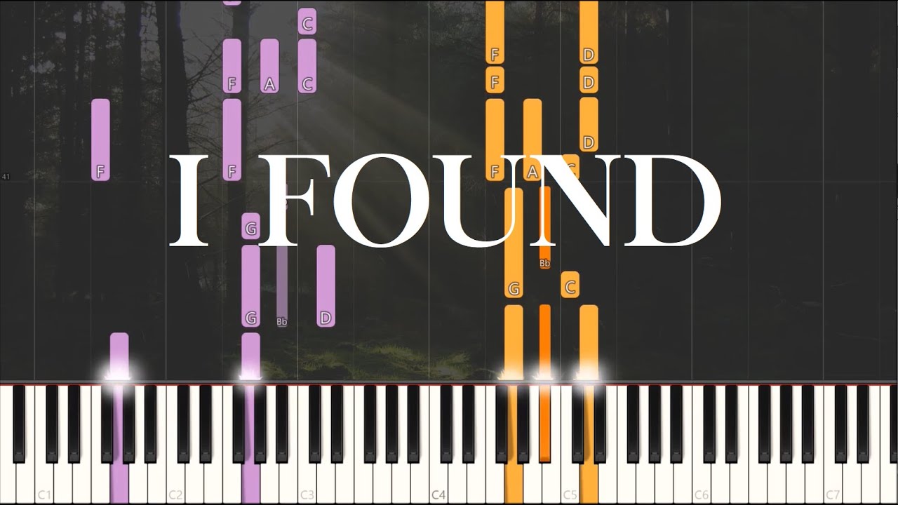 Amber Run - I Found (Synthesia piano tutorial)