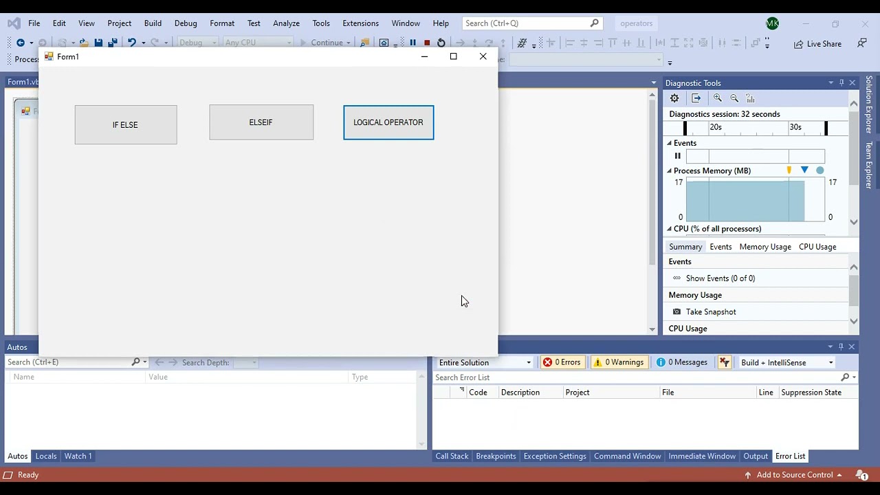 GUI APPLICATION DEVELOPMENT USING VB NET: Experiment No  4C LOGICAL OPERATOR