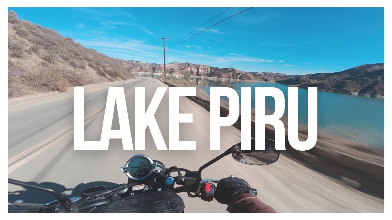 Lake Piru MotoGuzzi V7 POV