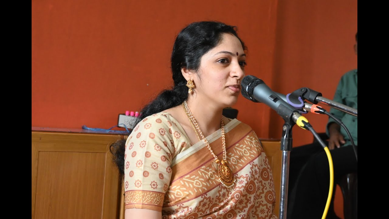SK Mahathi - Lecture demonstration on The intellectual and Spiritual approach to Music.