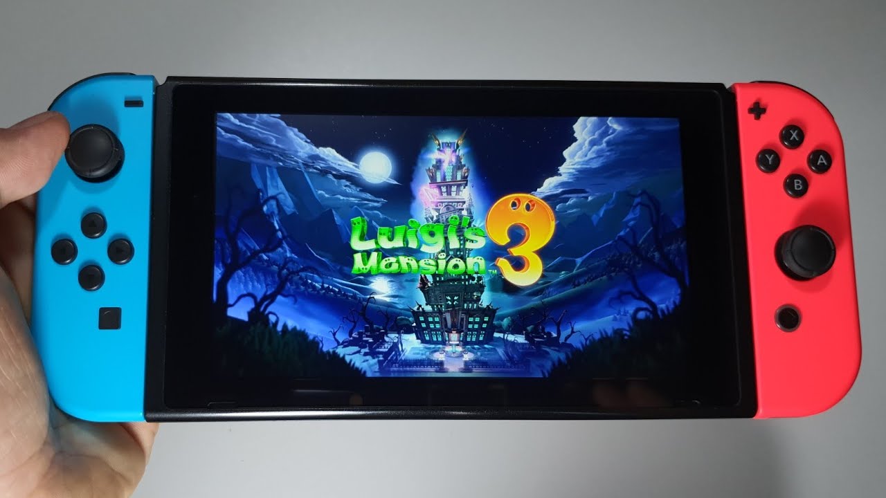 Luigi’s Mansio 3 Nintendo Switch handheld gameplay | Part 1