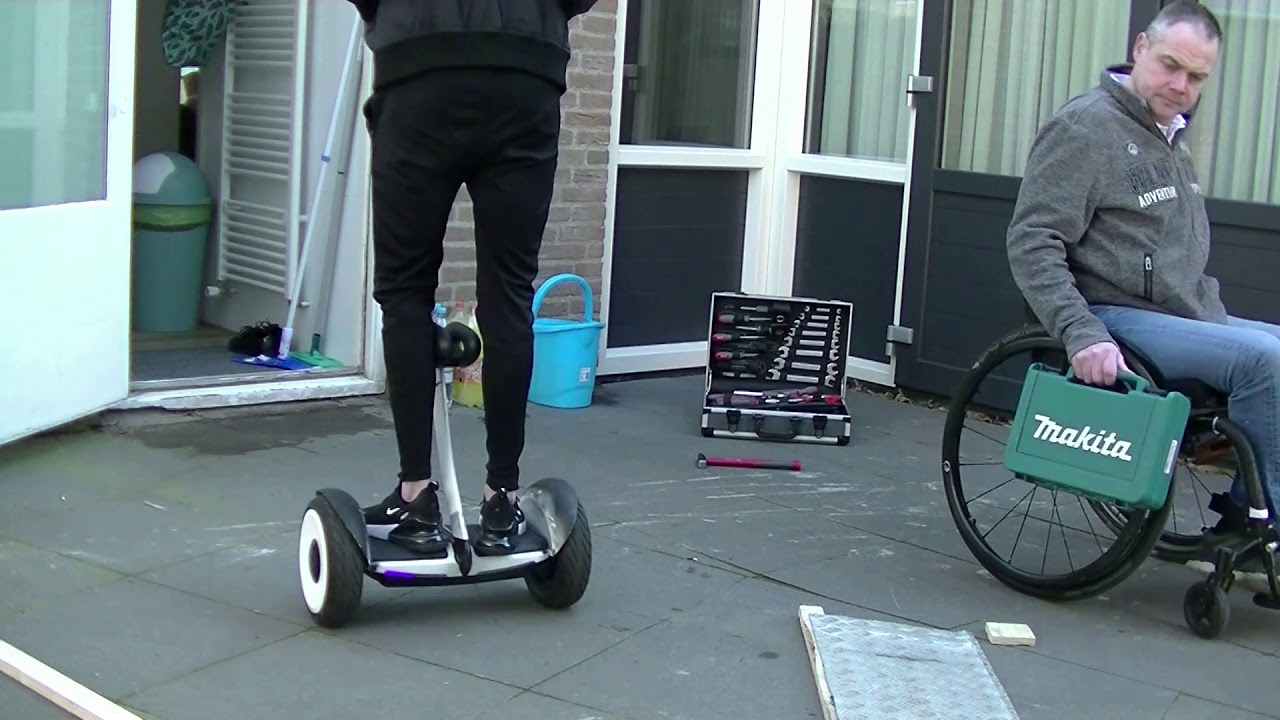 ik maak mijn eigen rolstoel oprijplaat