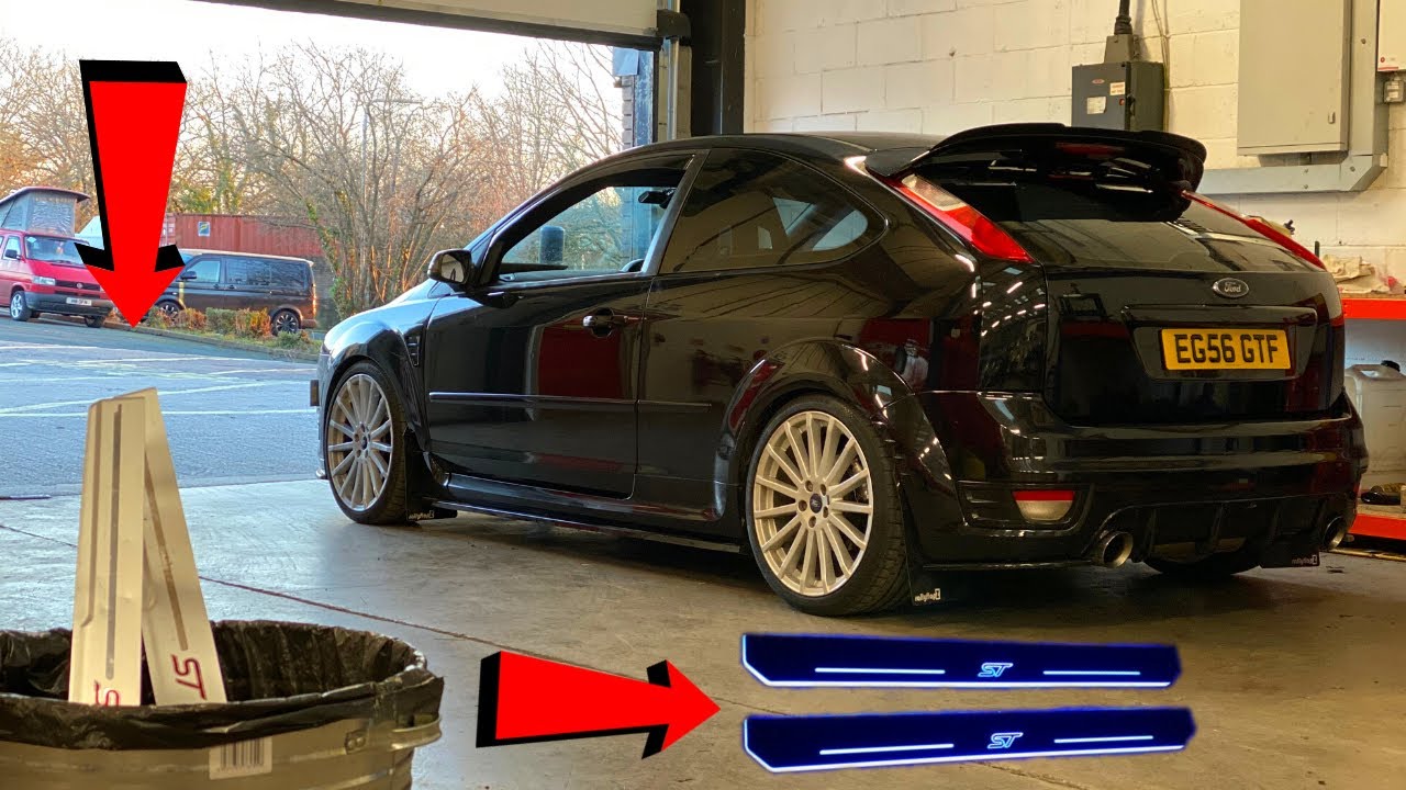 ИНДИВИДУАЛЬНЫЕ СВЕТОДИОДНЫЕ НАКЛАДКИ НА ПОРОГИ ДЛЯ МОЕГО MK2 FOCUS ST | МОЯ ЛЮБИМАЯ МОДИФИКАЦИЯ Н...