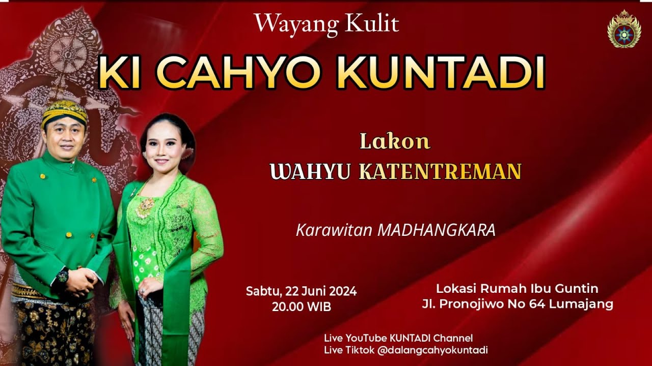 WAYANG KULIT KI CAHYO KUNTADI || Lakon WAHYU KATENTREMAN