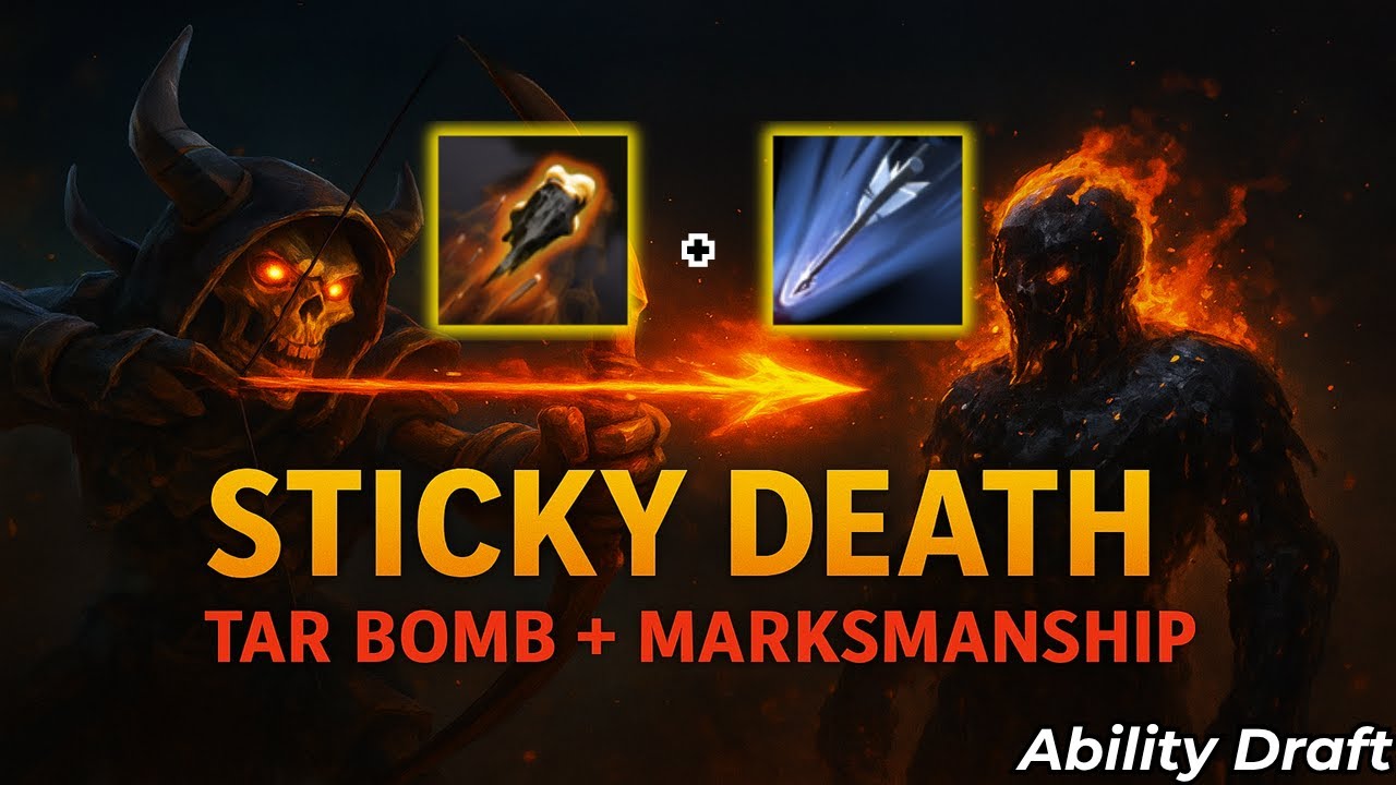 Tar Bomb + Marksmanship = Sticky Death from Afar | Ability Draft