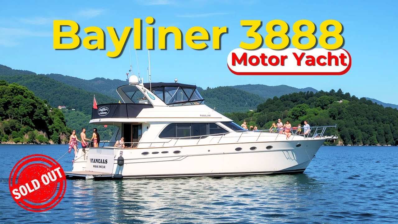 1982 Bayliner 3888 Flybridge Yacht Tour – Twin Diesel Motor Yacht for Sale!