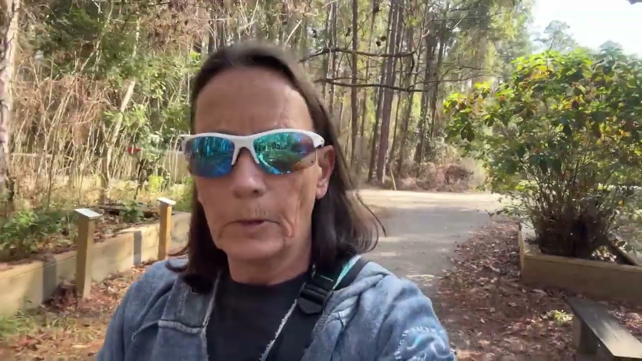 Hiking at Tillie K  Fowler Park