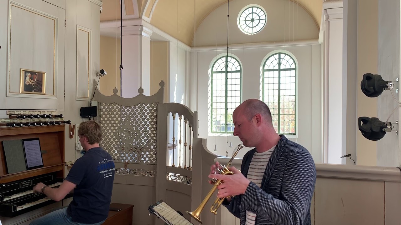 'Ik wandel in het licht' (A. Breukhoven) | Hugo van der Meij - orgel | Pascal van de Velde - trompet