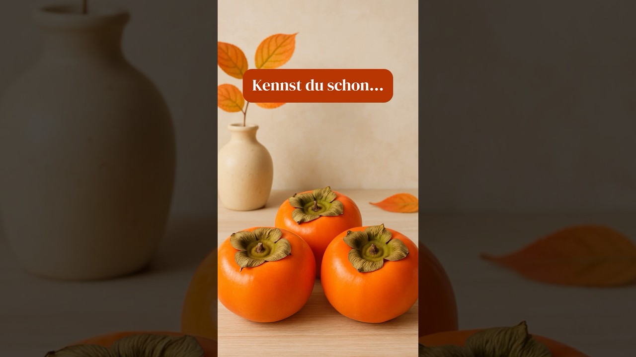 Kaki: Süß & gesund für Darm & Energie! 🍊💪 