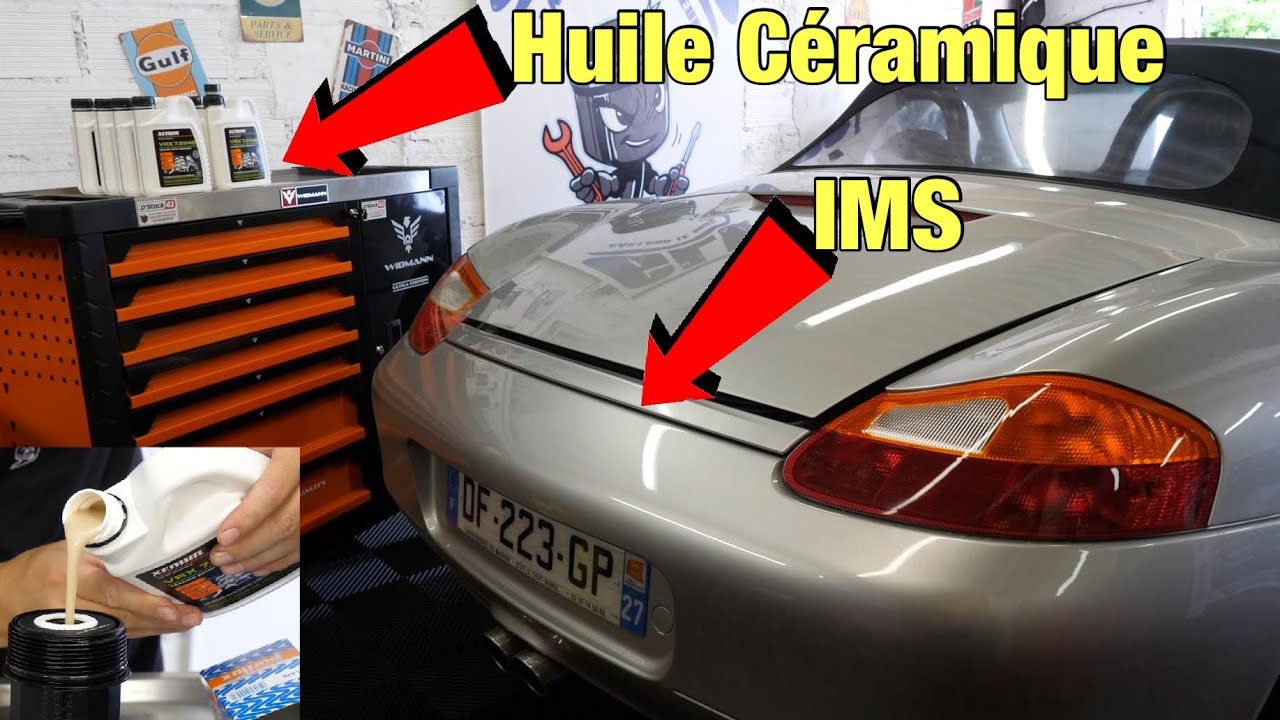 Huile Blanche Céramique🔥et astuce vérification IMS🧐sur la Porsche Boxster du Papa!