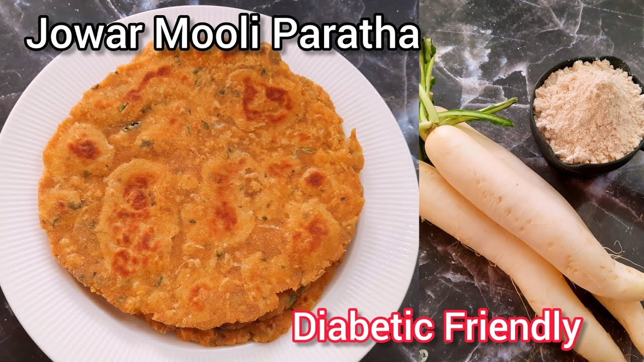 Healthy Jowar Mooli Paratha | Diabetic-friendly Recipe | Healthy Breakfast Recipe |Weightloss Recipe