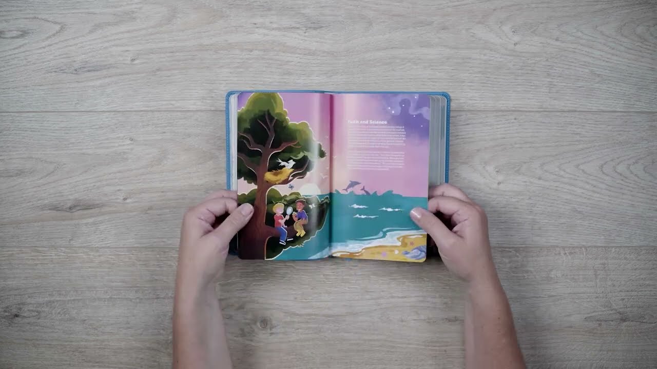 NLT GO Bible: A Life-Changing Bible for Kids - Blue Mountains LeatherLike