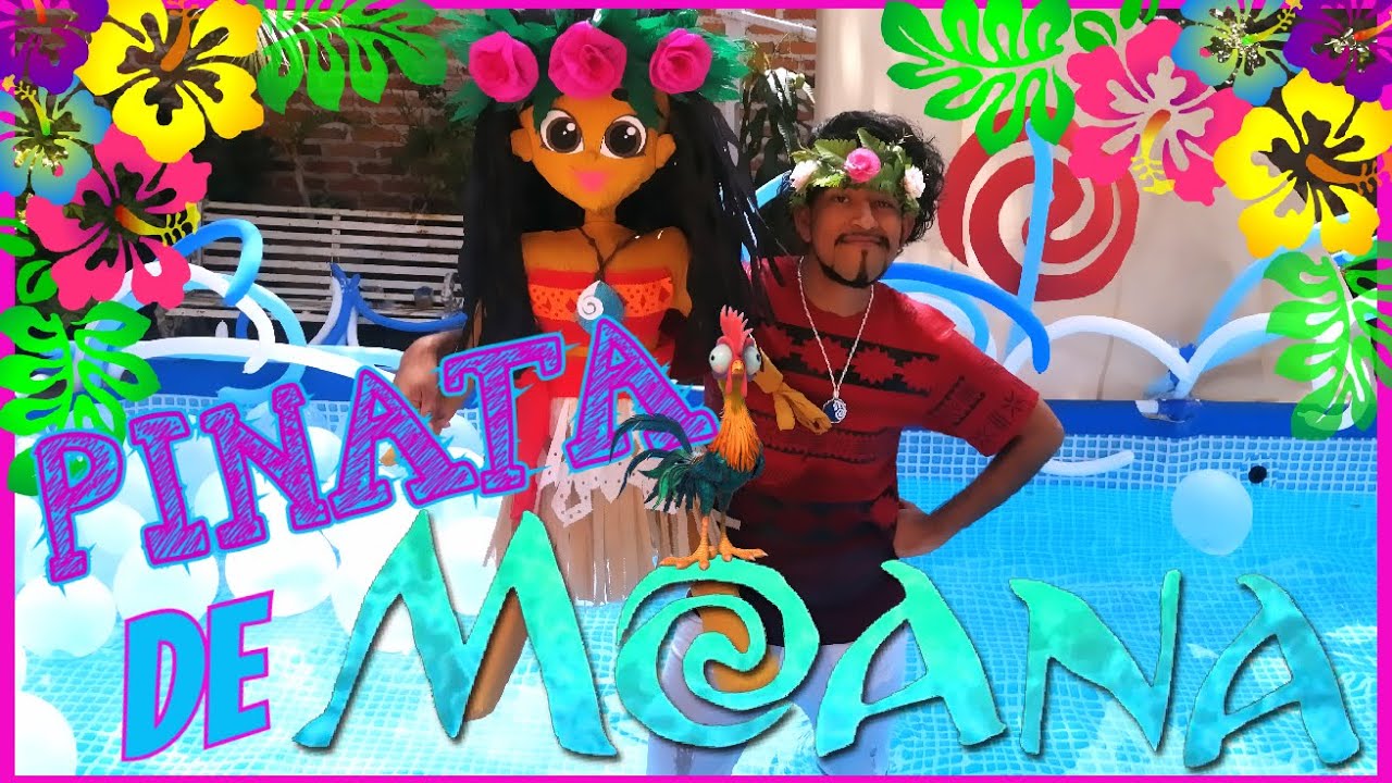 ¡¡¡ REALIZO  Una piñata en el AGUA !!!  ¡¡ INCREÍBLE !! ( MOANA ) EDREI POP
