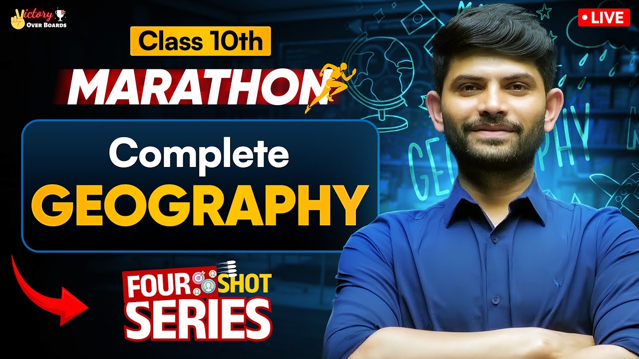Live Marathon Complete Geography | Four Shot Series | IMP Topics and Questions #marathon2026