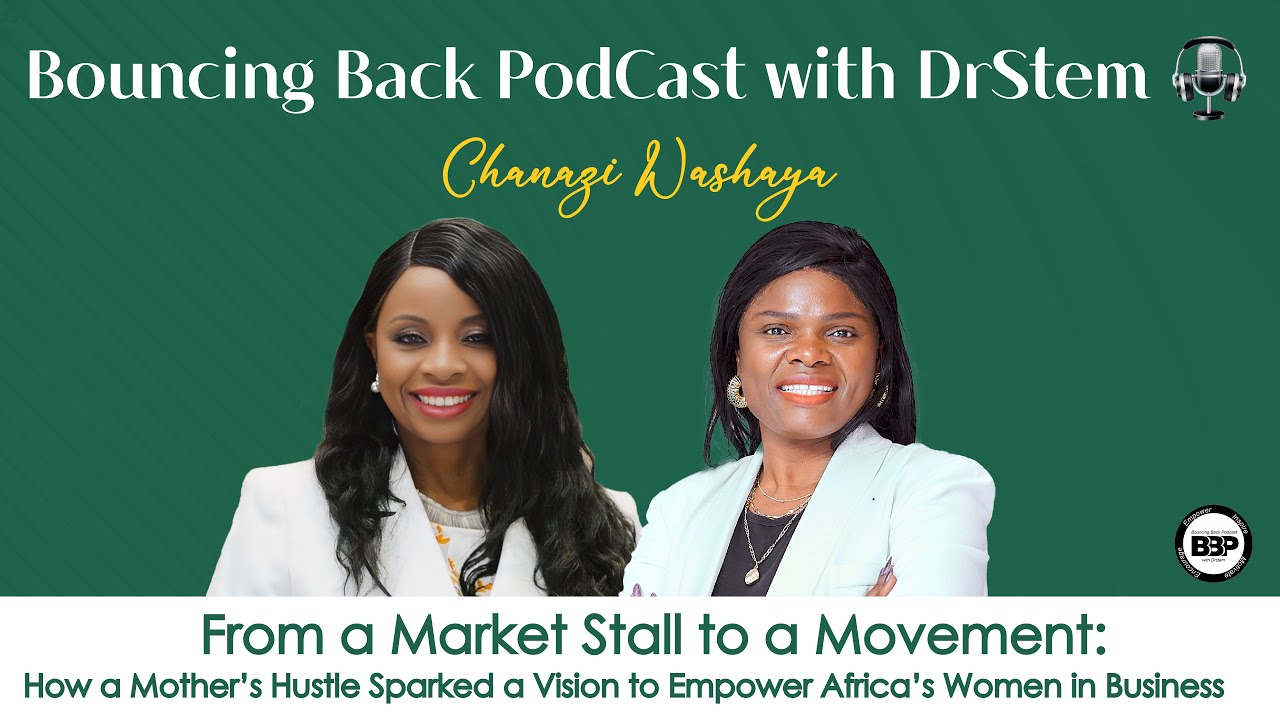 Bouncing Back PodCast with DrStem - Guest Chanazi Virginia Drums Washaya