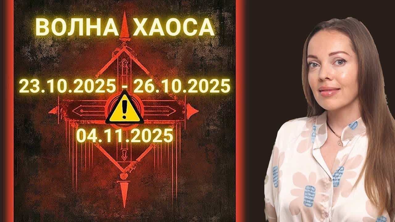 Волна Хаоса : 20 октября - 4 ноября 2025 года. Предупреждение для каждого знака Зодиака
