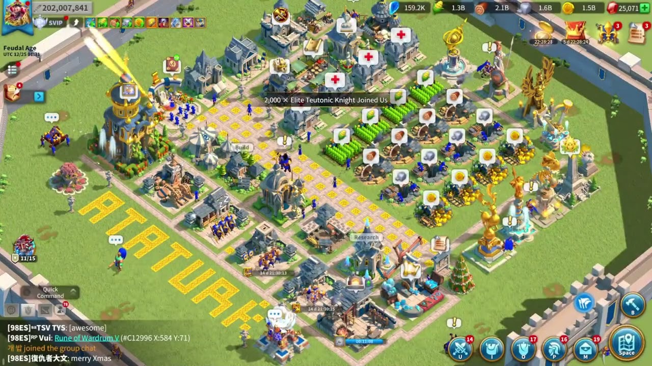 BABA TC ATASON - TRAINING TROOPS FOR ZENITH P2 : Rise of Kingdoms