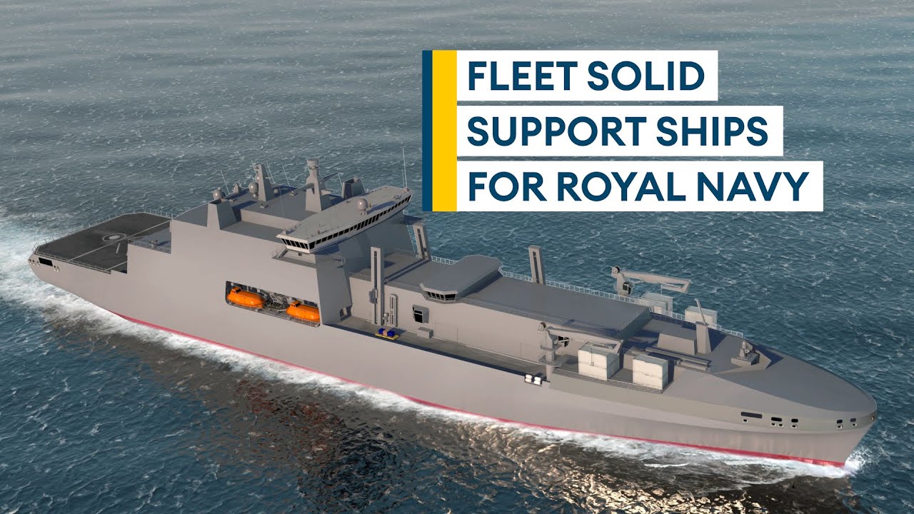 £1.6bn contract for Royal Navy support ships awarded