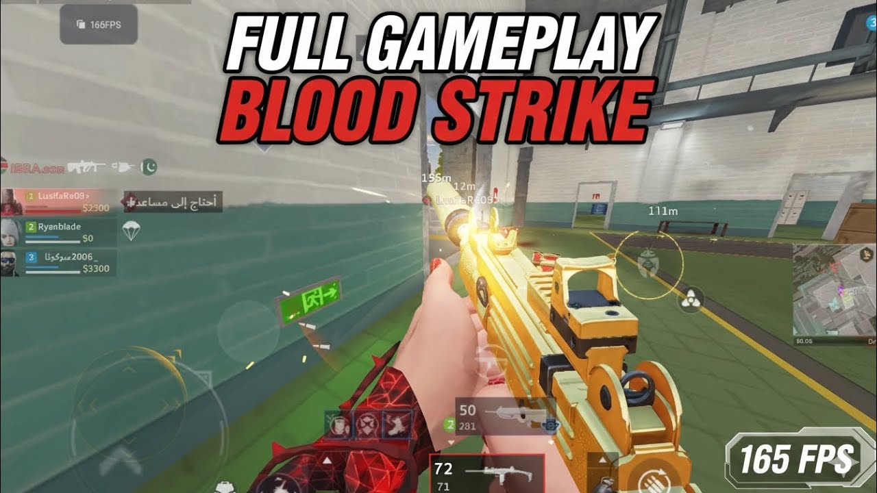 full game play blood strike 165 fps 🔥 لن تصدق ما الذي حدث 😮 [redmagic astra]