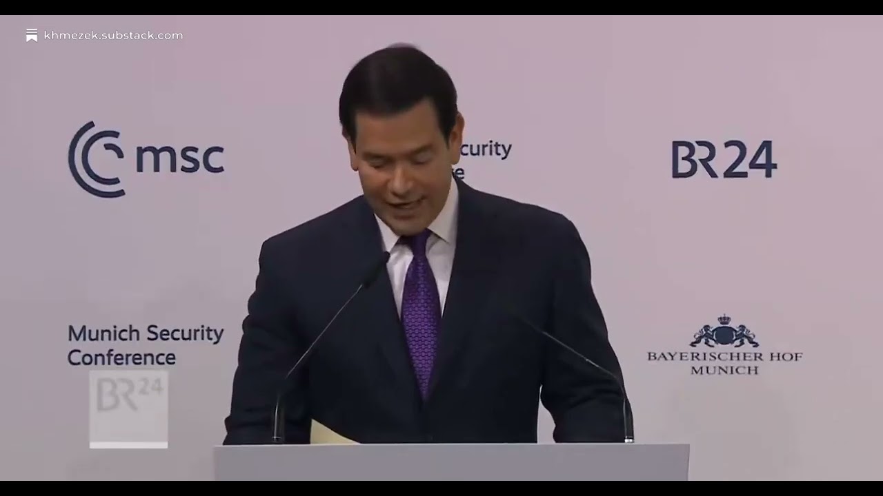 Marco Rubio: the most important speech of our time