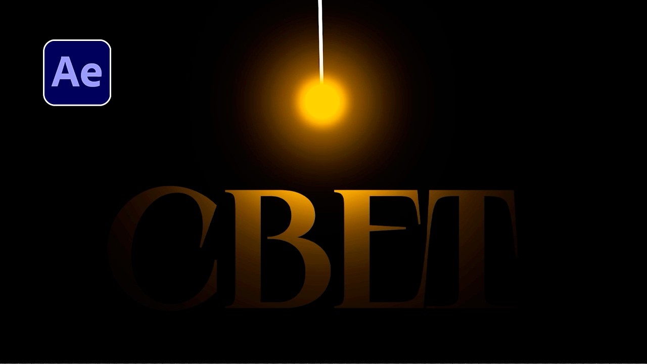 💡Анимация света лампочки в After Effects | Создание эффекта появления текста
