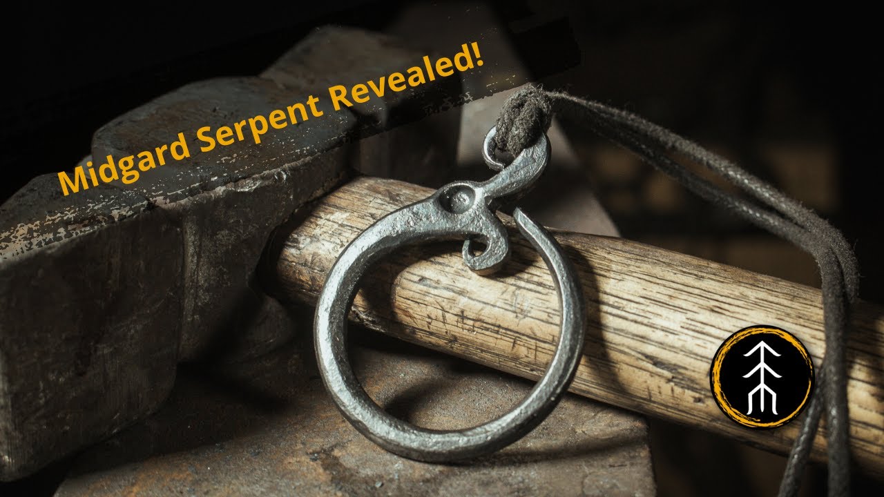 J&ouml;rmungandr vs Blacksmith: forging the Midgard serpent from Norse mythology - blacksmithing ASMR