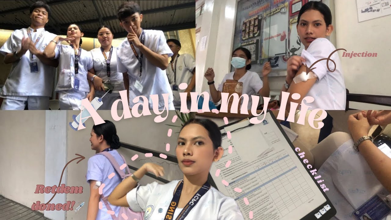 A day in my life as a 1st year nursing student💉💗 | PHILIPPINES 