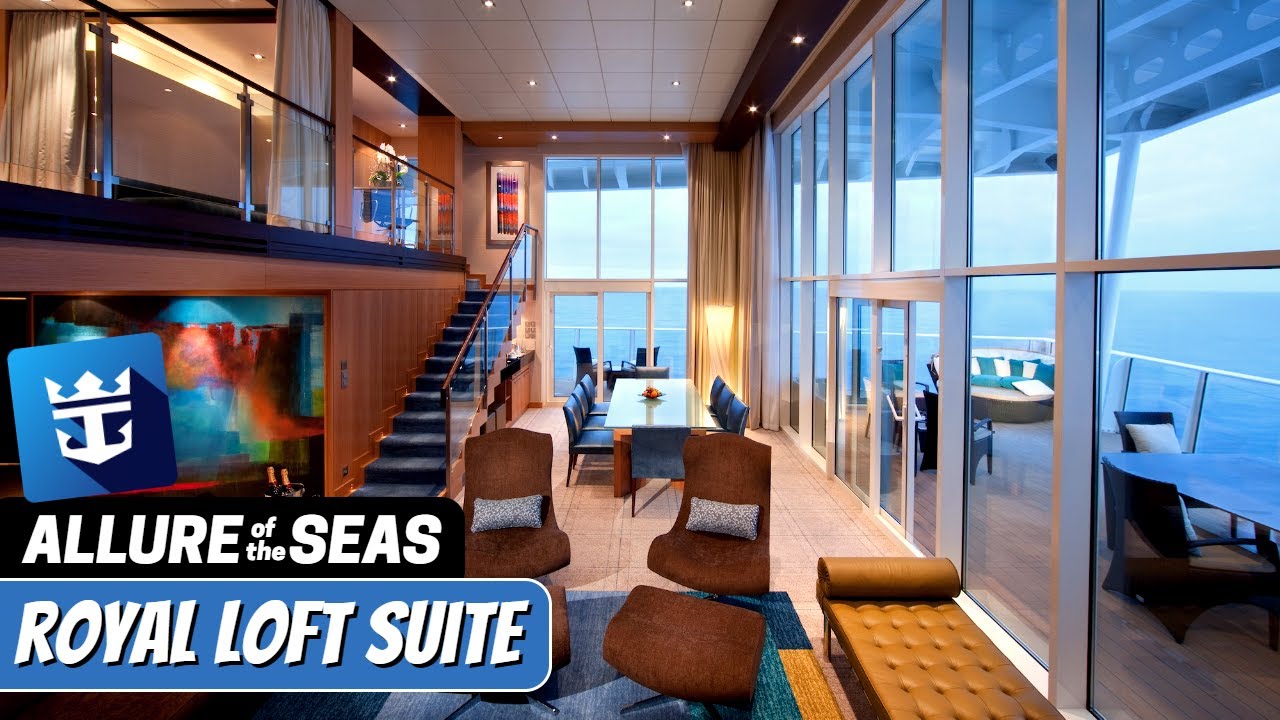 Allure of the Seas | Royal Loft Suite Tour & Review 4K | Royal Caribbean Cruise