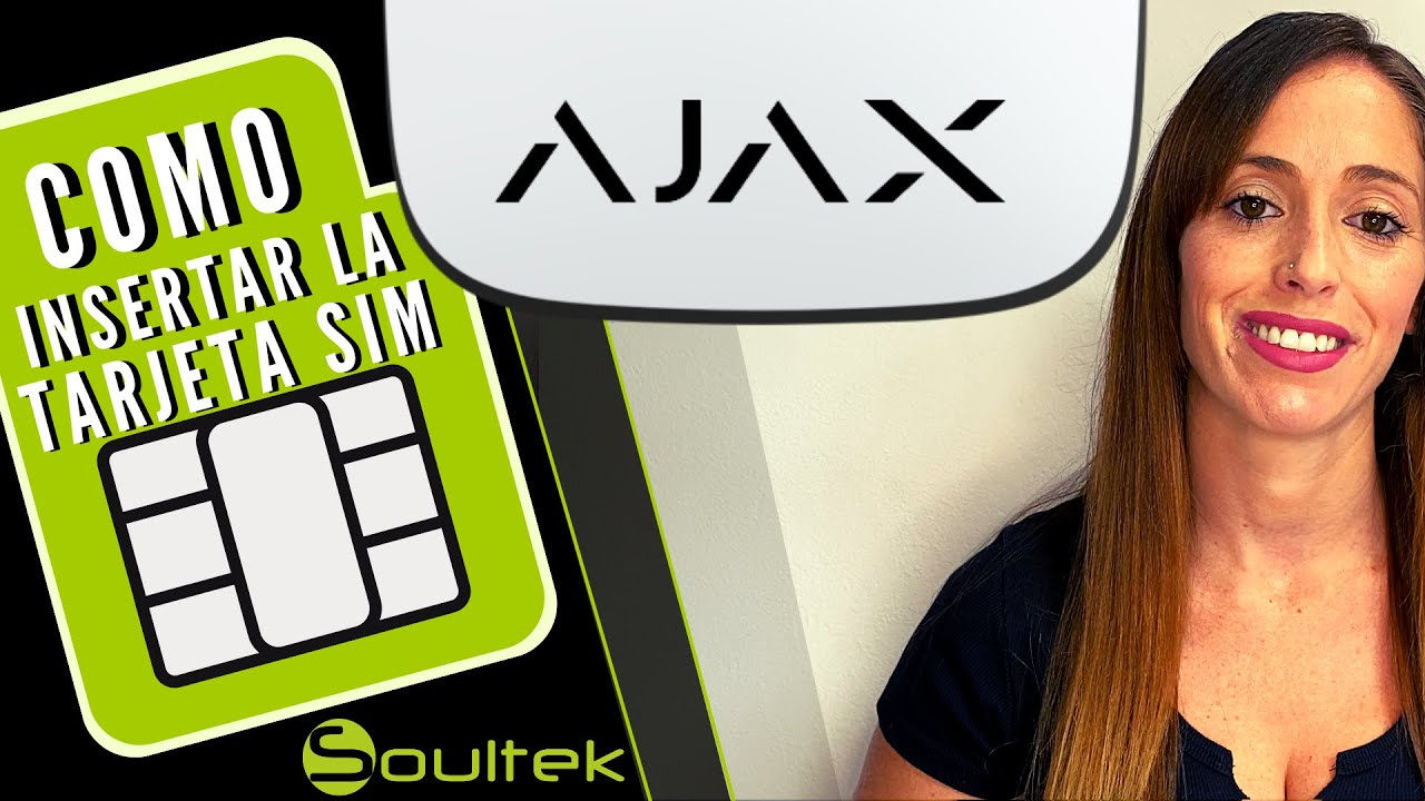 ¿Cómo INSERTAR tarjeta SIM en ALARMA AJAX con SOULTEK?