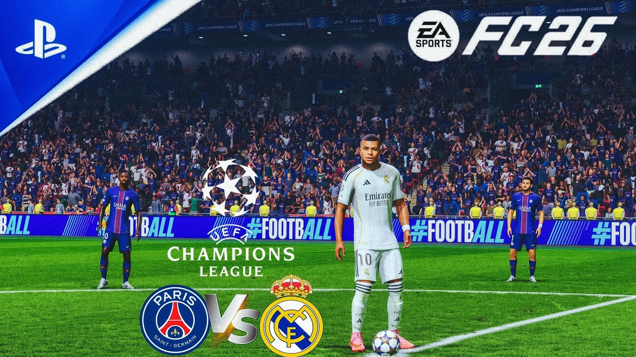 🔥 FC 26 - Real Madrid vs Paris Saint-Germain | UEFA Champions League Final | PS5