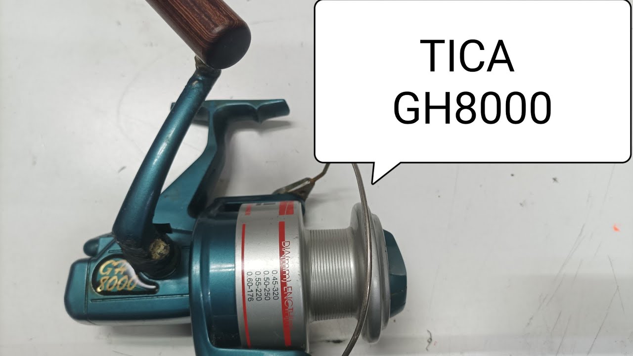 carrete o reel de pesca tica gh 8000 reparacion de muelle del pick up