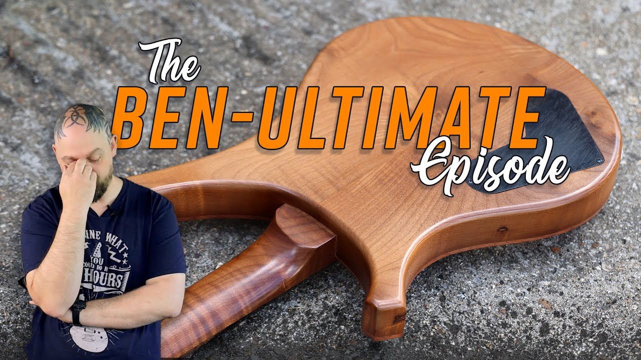 Final Shaping, Backplate & Spraying Ep 5 | Building a Boutique Hollow Body Baritone Guitar