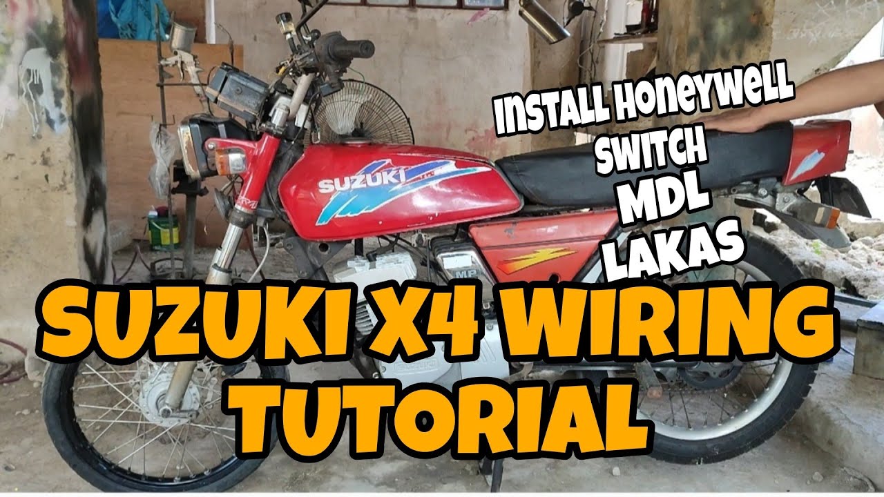 Suzuki x4 part 2 wiring tutorial naman (domeno switch) hazard tutorial gamit ang diod