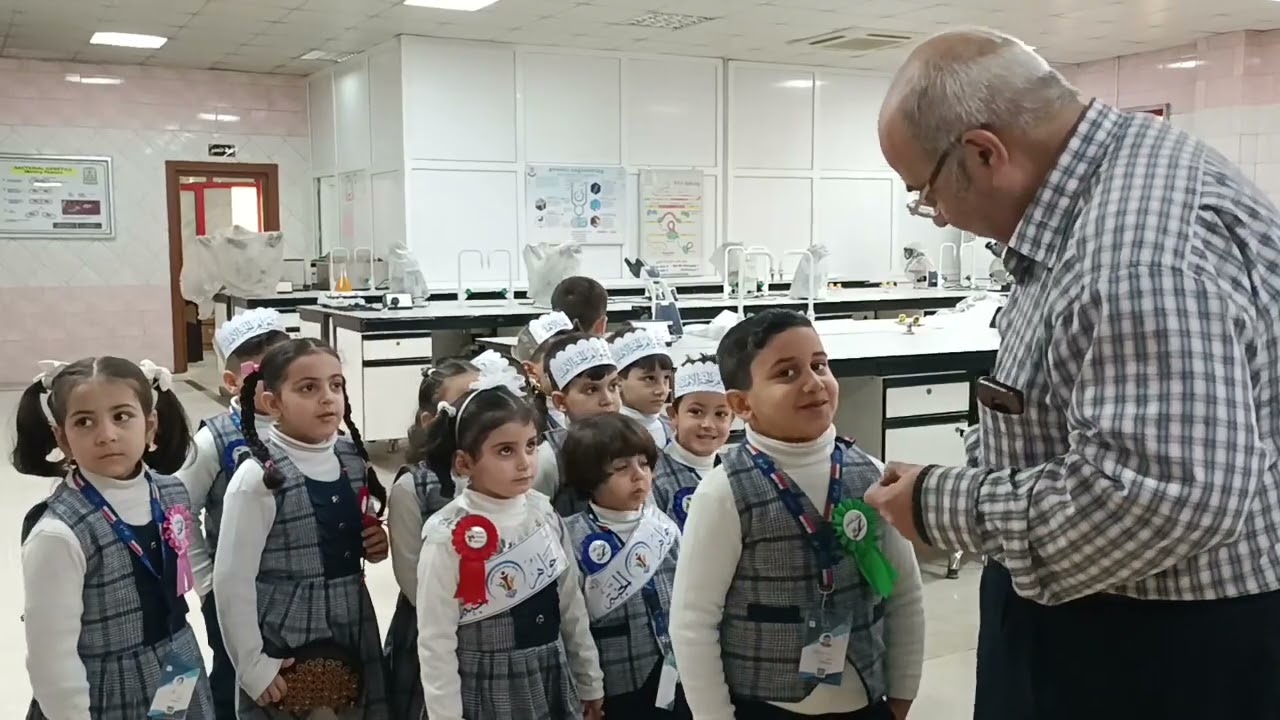 الرحلة التعليمية لأطفالنا الى جامعة نينوى كلية الطب 💕 ج 2