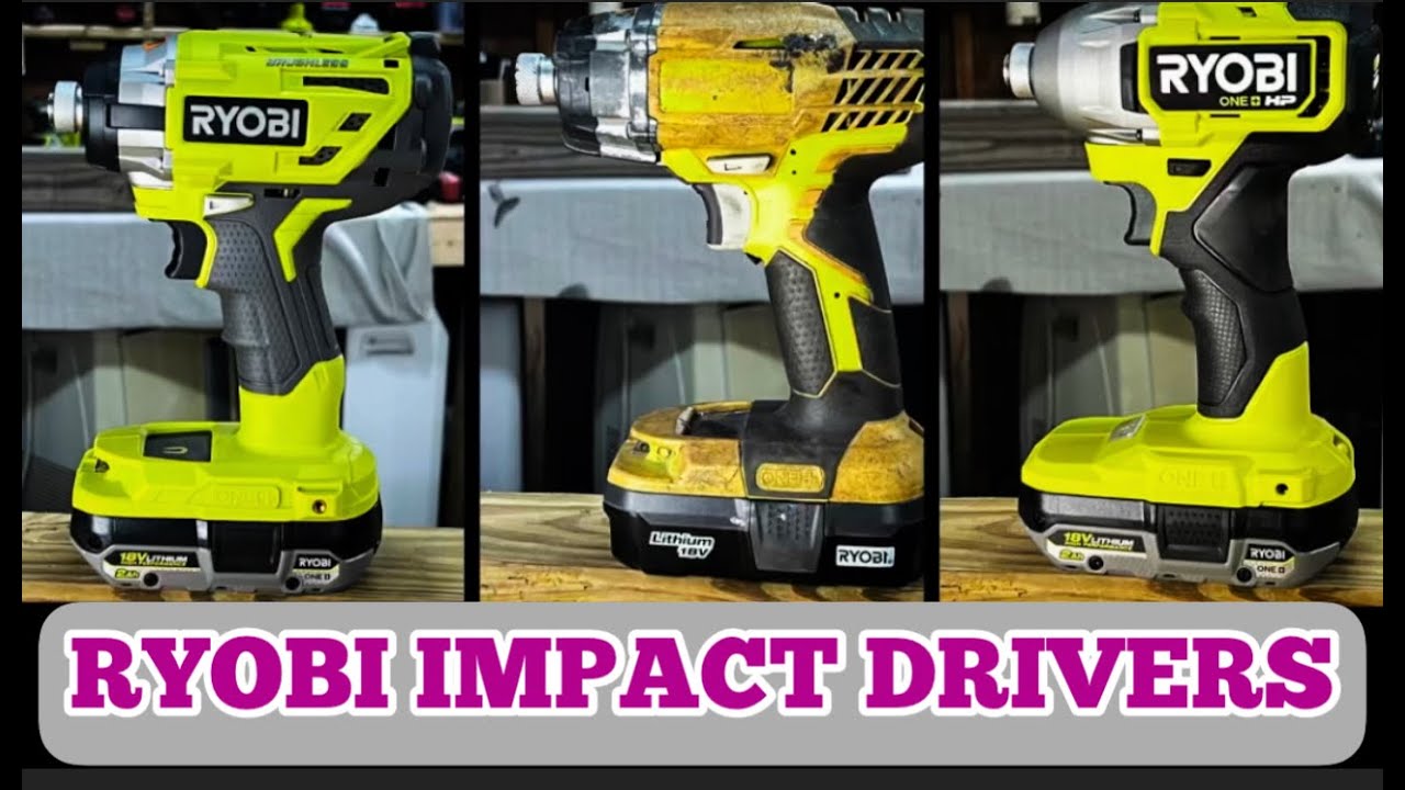 Ryobi Impact Driver Showdown | P236 vs P238VN vs PBLID01