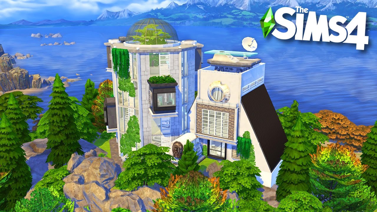 Futuristic House and Observatory 🌒 | The Sims 4: Journey To Batuu | Speed Build (No CC)