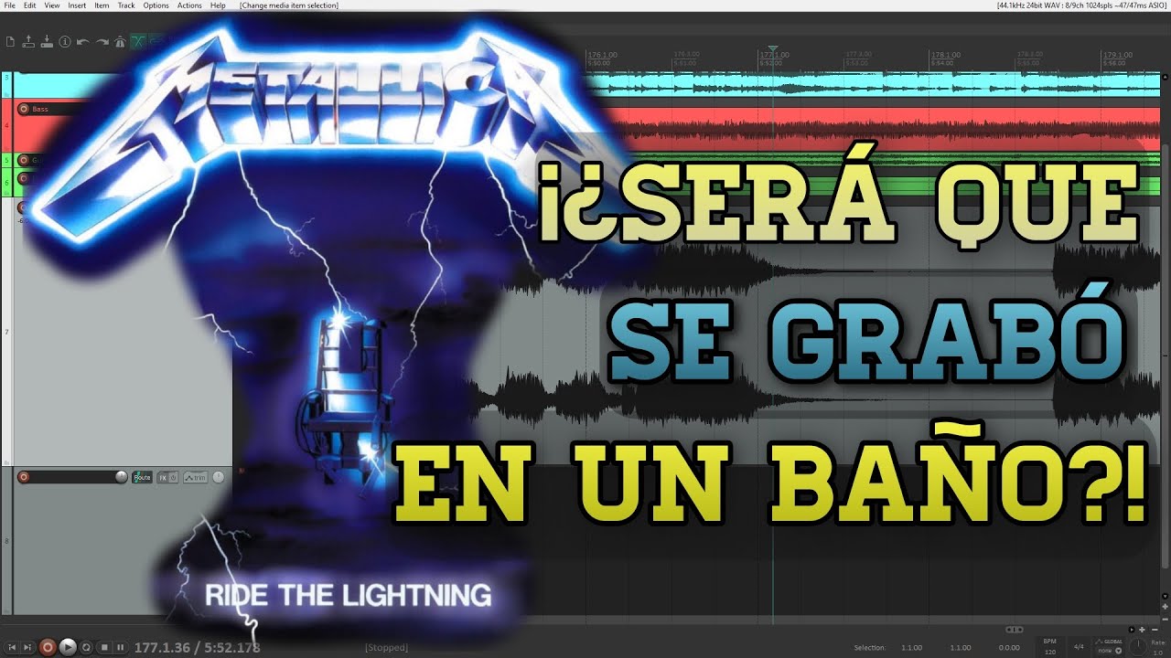 Análisis de Ride the lightning - Metallica (Pistas Originales)