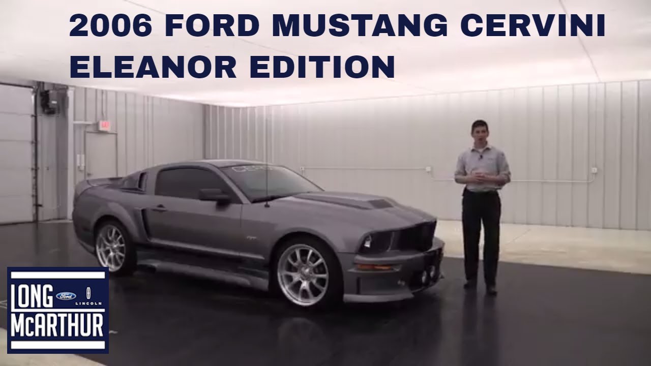 2006 FORD MUSTANG CERVINI ELEANOR WITH NITROUS