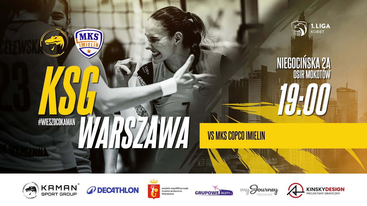 1. liga siatkówki kobiet KSG Warszawa vs MKS COPCO Imielin [2026.02.13]
