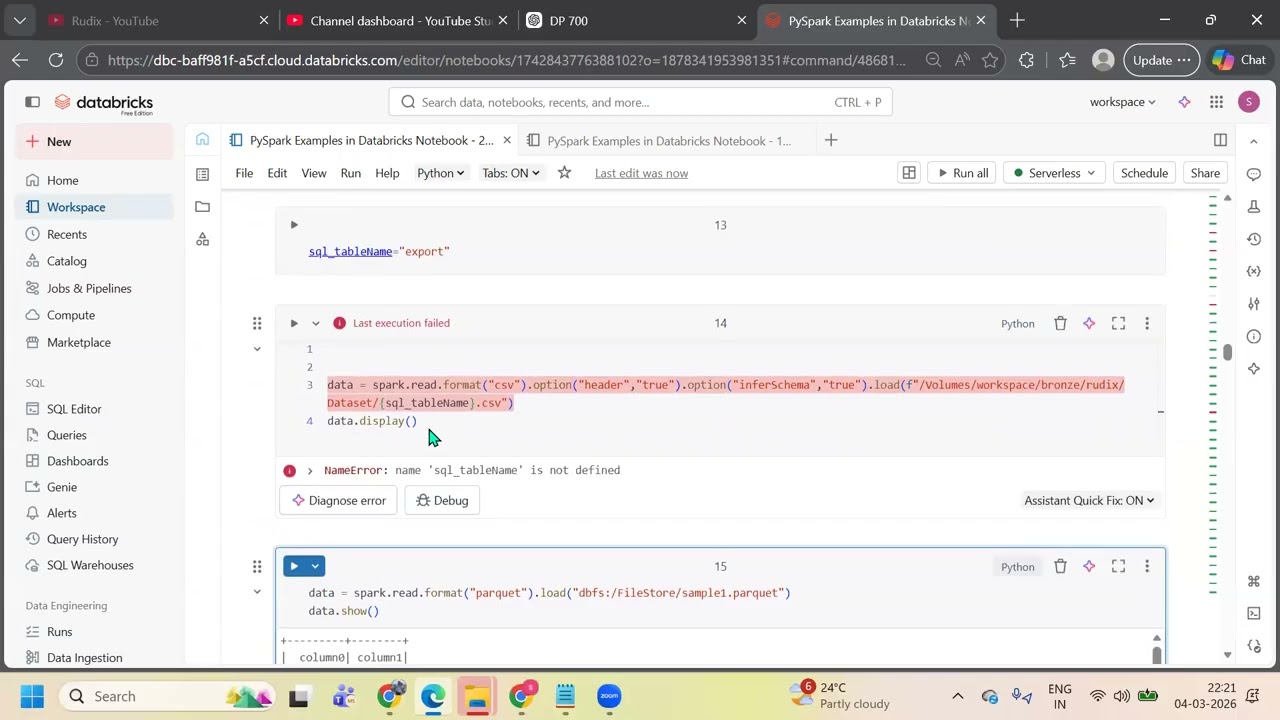 PySpark Code in Telugu - Day 4 - Part 2
