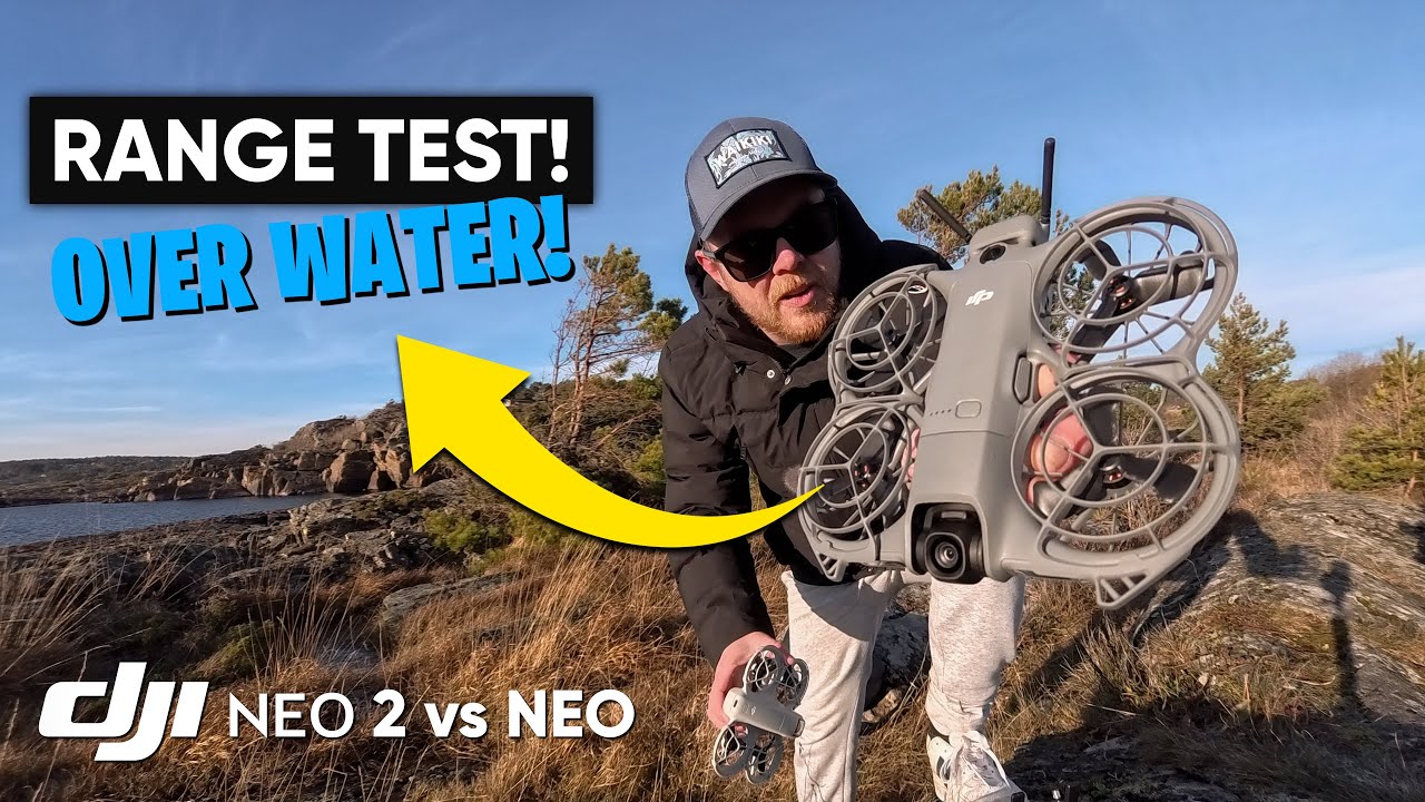 Сравнение дальности полета DJI NEO 2 и DJI NEO — как далеко они могут летать над водой!?