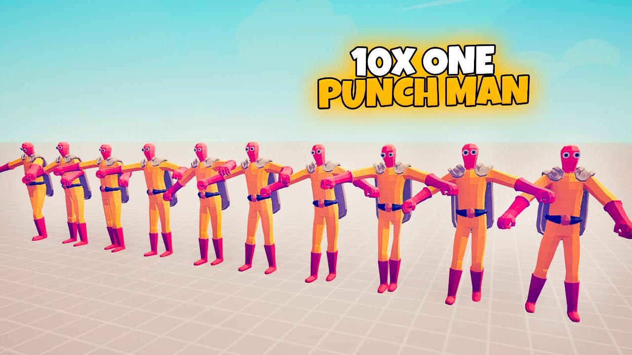 10x ONE PUNCH MAN vs EVERY FACTION | TABS Totally Accurate Battle Simulator Gameplay