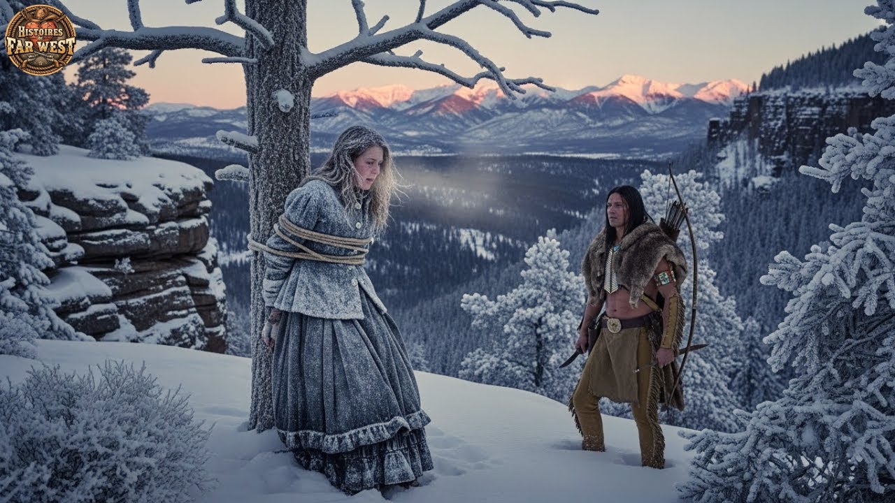 Ils l’avaient laissée mourir dans le froid… jusqu’à ce qu’un guerrier apache descende des montagnes