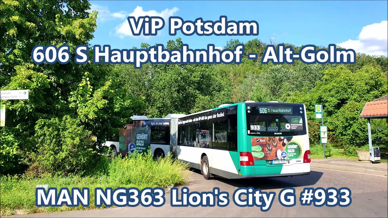 ViP Potsdam - Linie 606, MAN NG363 Lion's City G #933