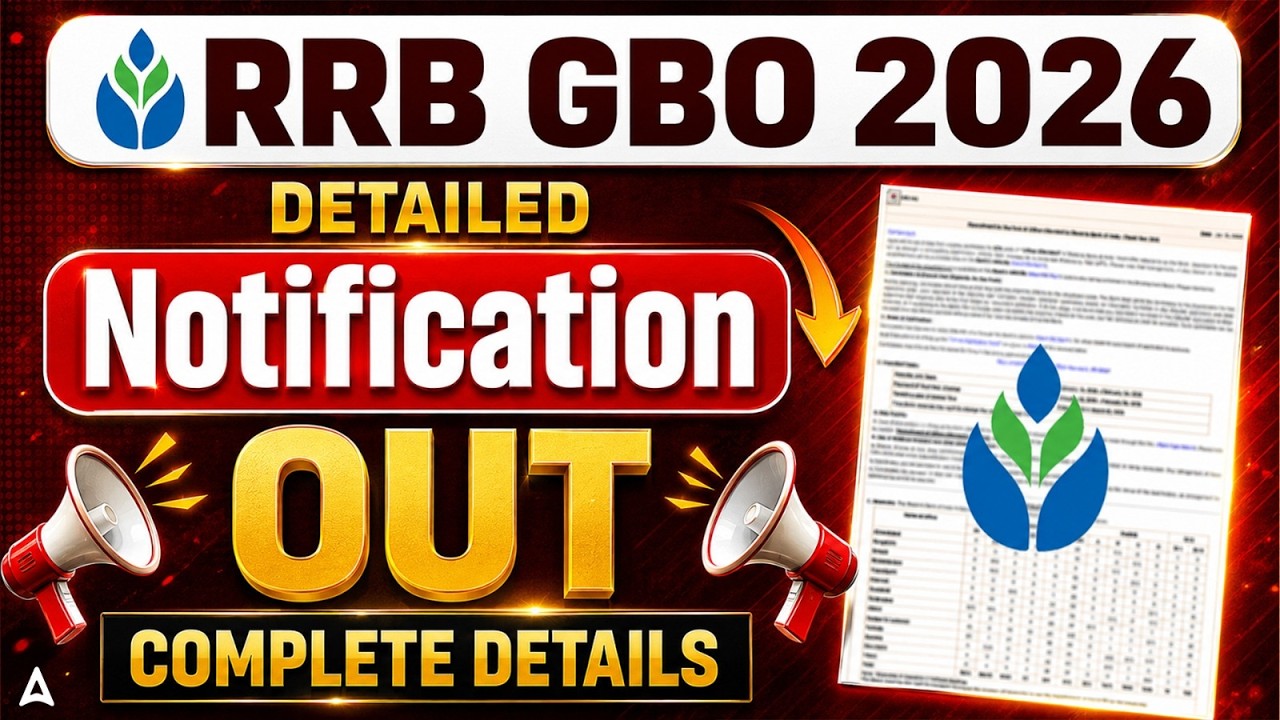 RRB GBO 2026 Notification | RRB GBO Eligibility, Syllabus & Exam Pattern | Complete Details