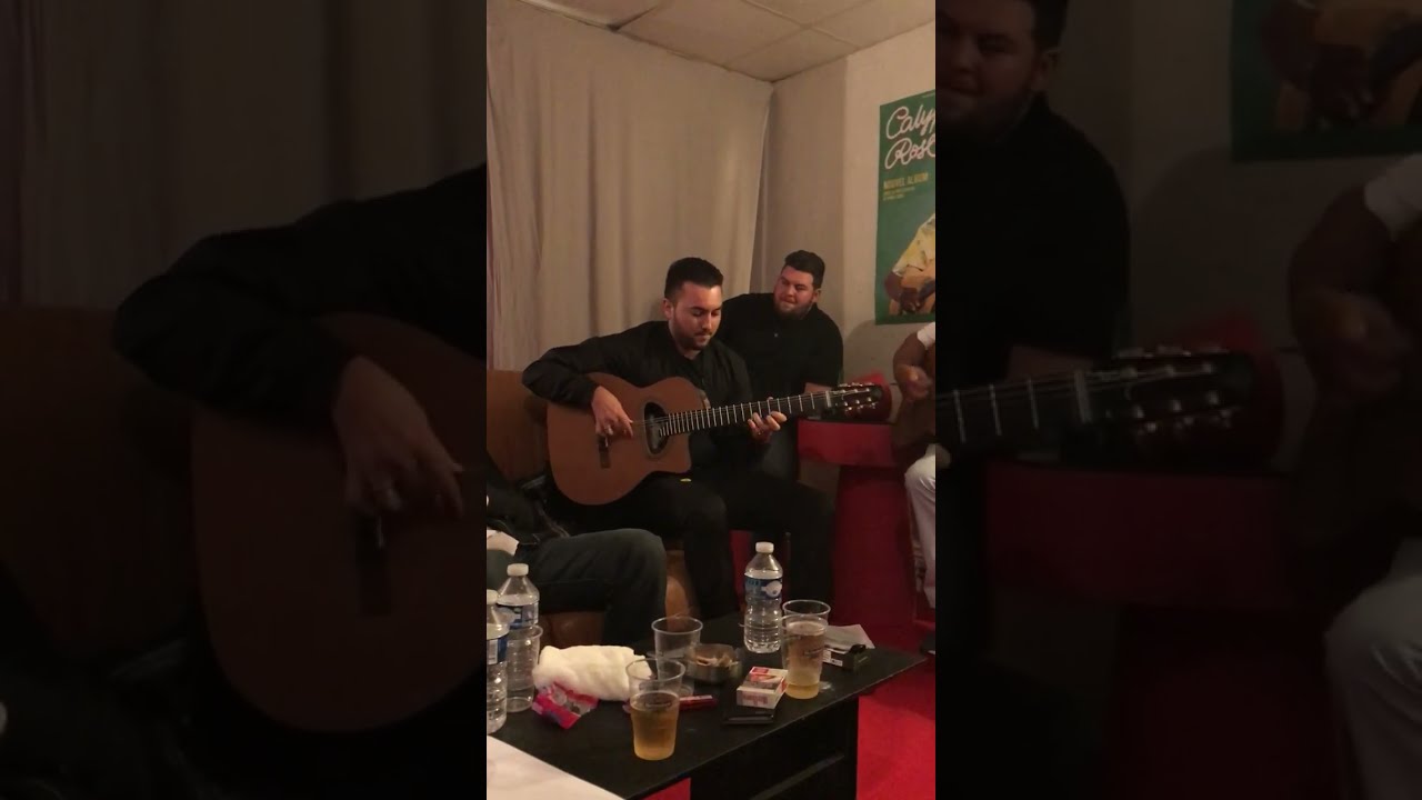 Bireli Lagrene & Sandro Lorier dans les loges du 